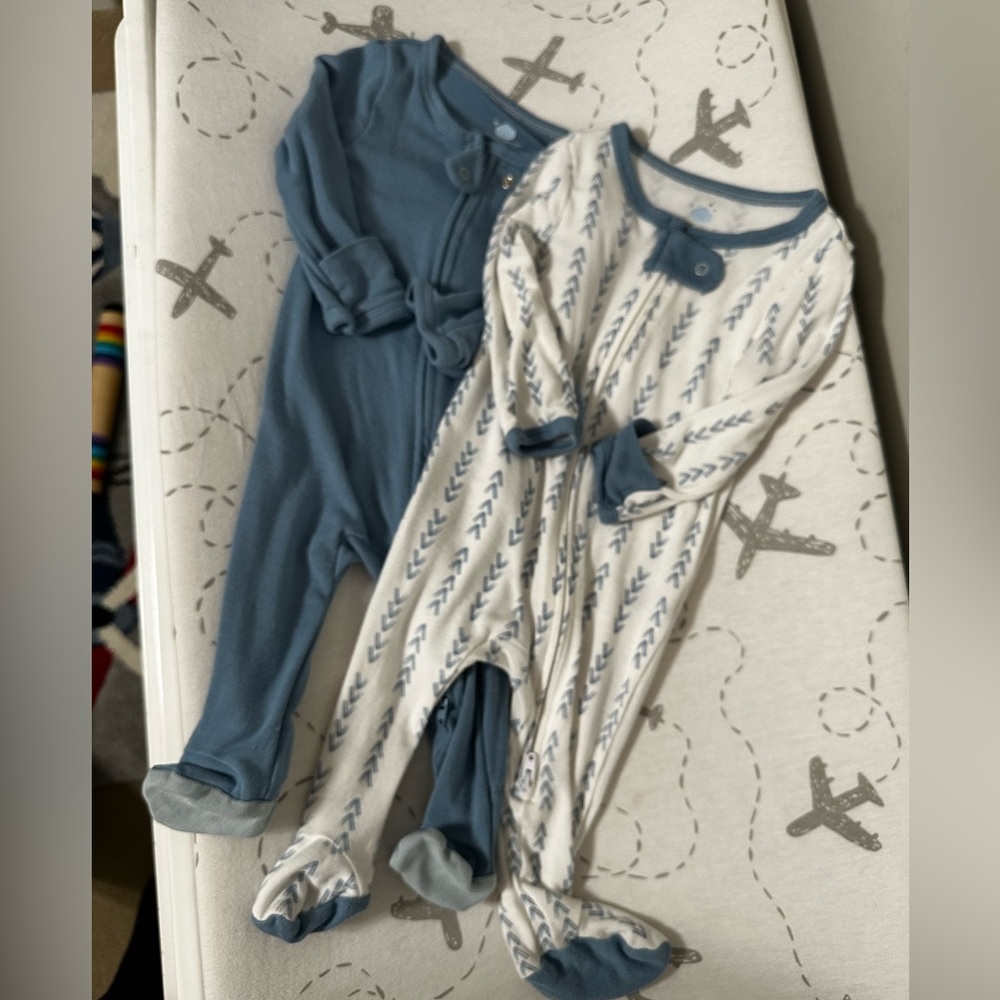 Cloud island footie pajamas set of 2